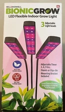 Bell + Howell Bionic LED Flexible Indoor Grow Light with 4 Adjustable Light Head