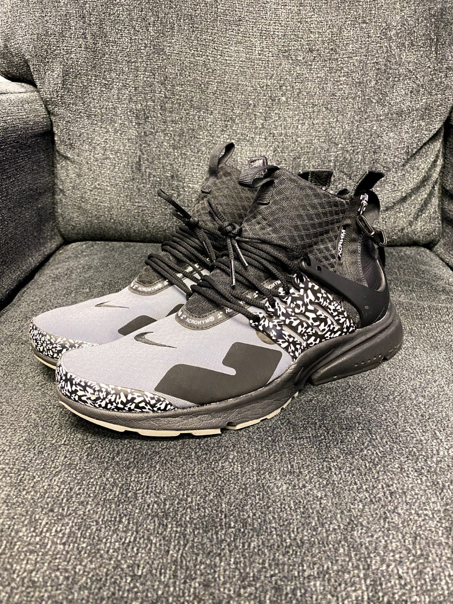 Nike x Acronym Air Presto Mid 'Cool Grey' Men's Shoes Size 11 - Main Image