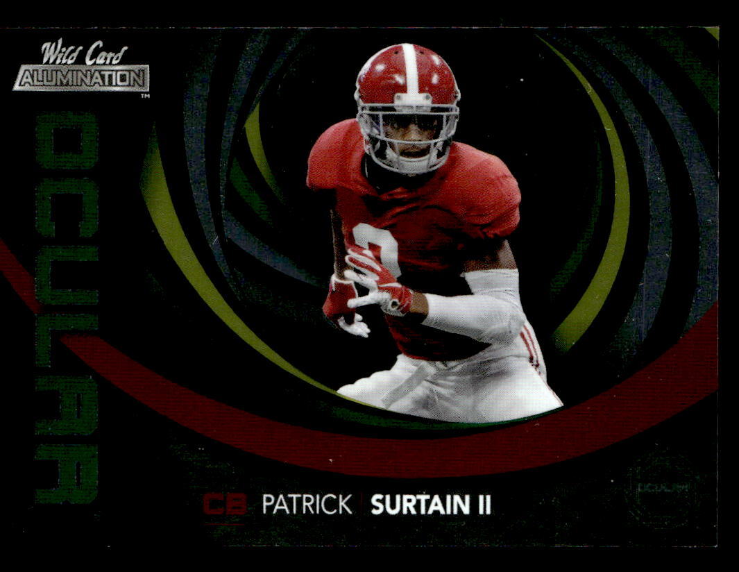 Patrick Surtain II 2021 Wild Card Alumination Ocular Card #OC-18 Alabama