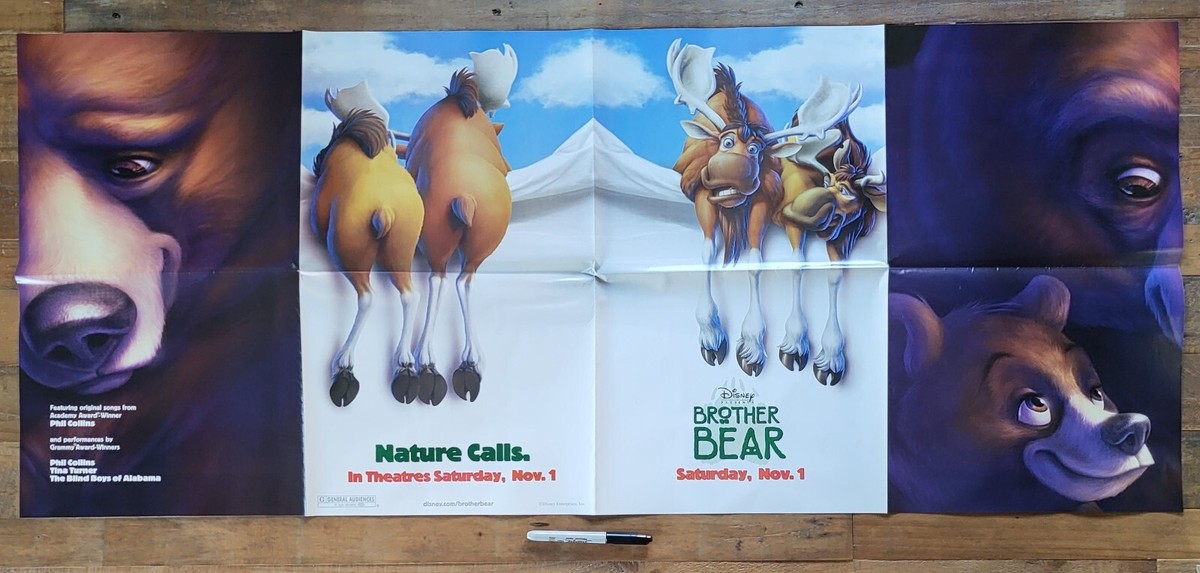 ブラザーベア　DVD販売宣伝ポスター ブラザー・ベア Brother Bear 映画 展示用ポスター ① - メルカリ