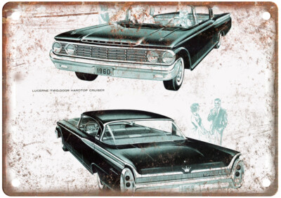 Vintage 1960 Monarch Lucerne 2 Ad Retro Look Metal Sign A5729