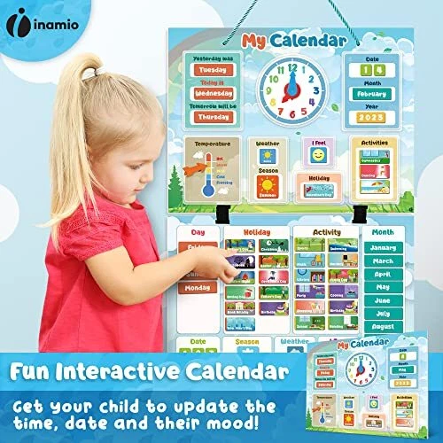 Magnetic Kids Calendar for Learning - Classroom, Preschool Magnet Calendar for | eBay Magnetic kids calendar for learning - classroom, preschool magnet calendar for | ebay