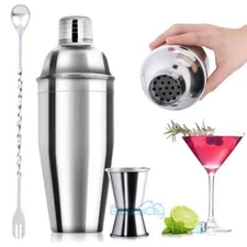 24oz Cocktail Shaker Bar Set - Professional Margarita Mixer Drink Shaker and Mea