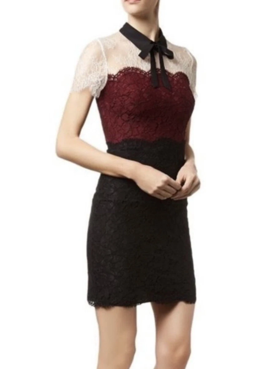 Sandro two clearance tone lace dress