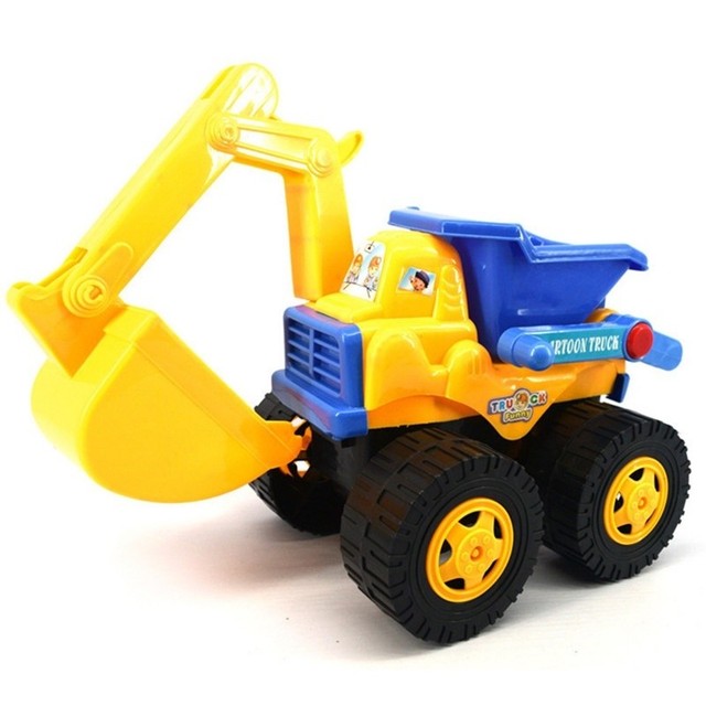 plastic excavator toy
