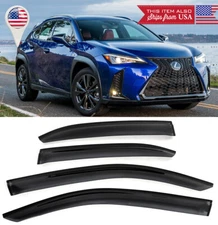 4 Pcs Out-Channel Window Visor Sun Vent Rain Wind Guard Shade Fit 19-Up Lexus UX