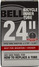 BELL BICYCLE INNER TUBE  24" - FITS TIRE WIDTHS:X 1.75" - 2.25" - NEW IN BOX