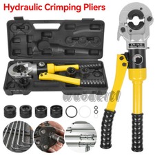 Copper Tube Fitting Hydraulic Pipe Crimping Tool 16-32mm Pressing Pliers Kit Set