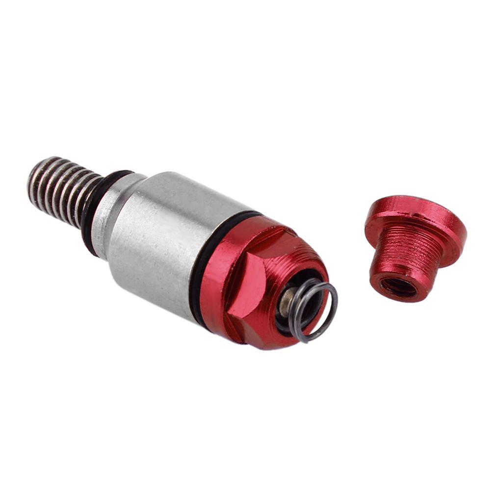 1 Pair M5x0.8mm Fork Air Bleeder Valves for Motocross Dirt Bike (Red