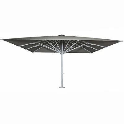 MODERNE-WOHNIDEEN B-Ware Gastronomie-Luxus-Sonnenschirm MCW-D20b, XXL-Marktschirm, 5x5m, schwarz