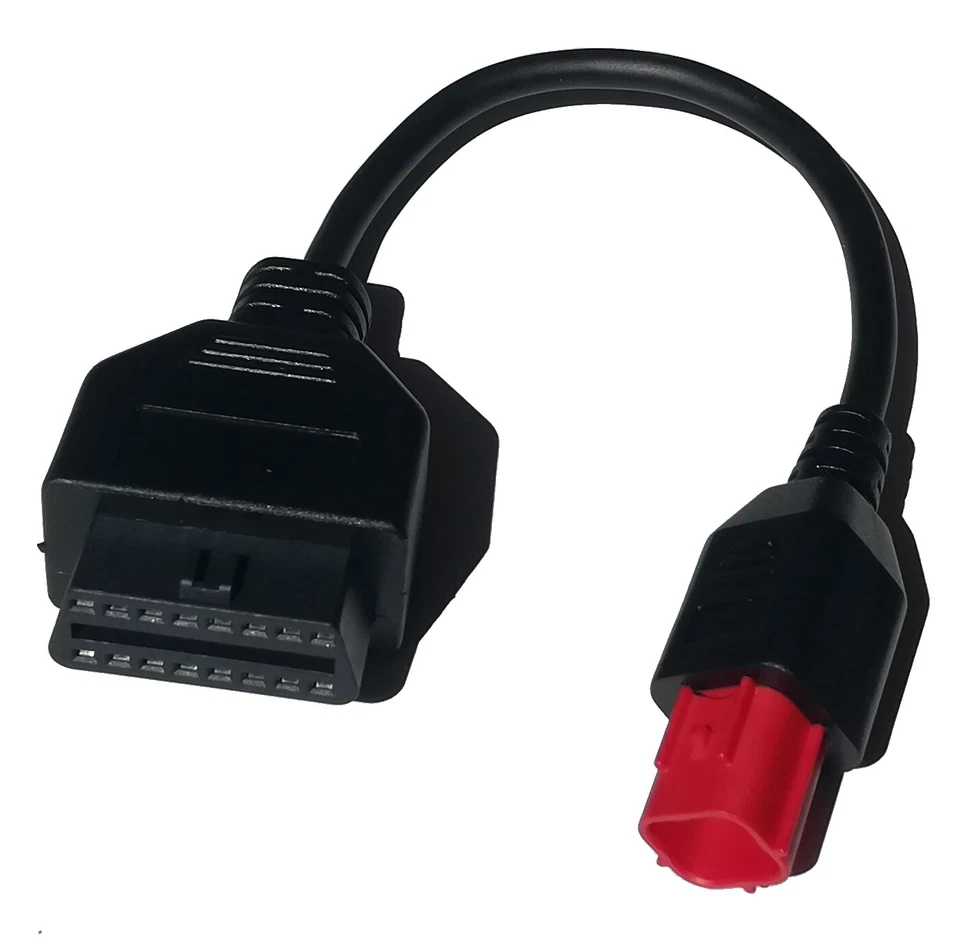 Adaptador Euro5 6 pines para moto moto y dispositivo de diagnóstico MaxDia KT100 - Imagen 2 de 4