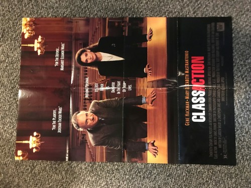 Class Action 1991 Movie Poster Gene Hackman Mary Mastrantonio 27x40