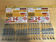 Meccano Stickers 1976 Crane Multikit B And Blank Road Signs