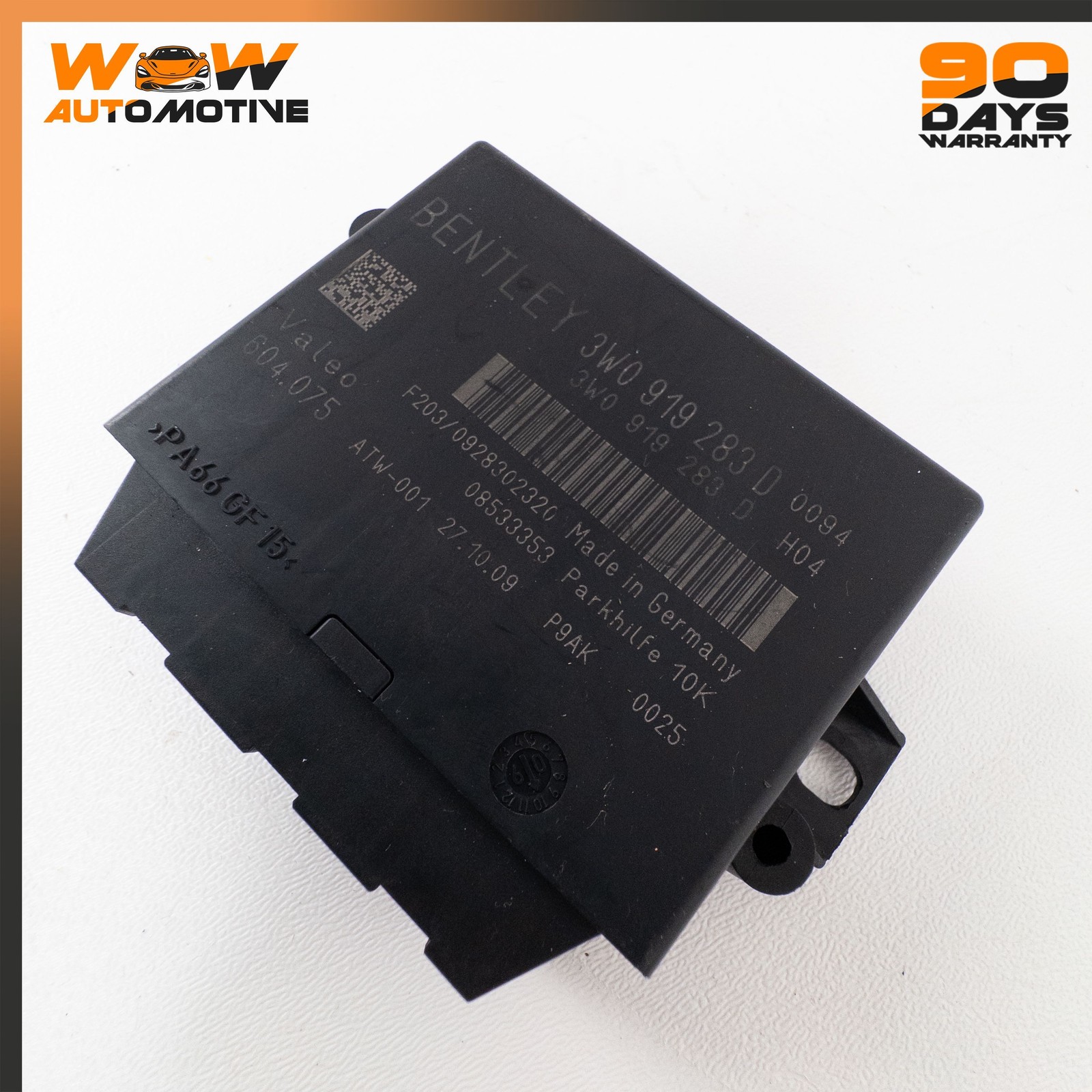 04-13 BENTLEY CONTINENTAL GTC FLYING SPUR PARKING ASSIST CONTROL MODULE UNIT OEM