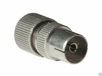 TV HF Buchse selbstcrimpend Koax Stecker für Koaxialkabel [005926]