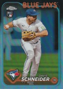 Davis Schneider 2024 Topps Chrome Refractor #290 Rookie - J1719