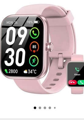 BOOOMIC 1.83'' Smart Watch with Alexa Built-In and Bluetooth Calling - Pink
