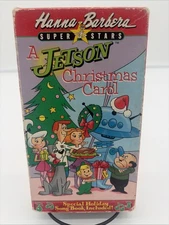 Hanna Barbera Christmas Sing-a-Long! Jetson Christmas Carol VHS Tape, Working.