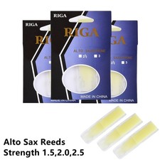 Strength 1.5 Alto Sax Reeds 2.5 3-pack Moisture Resistance Resin Reeds