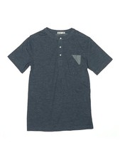 Dex Girls Blue Short Sleeve Henley Medium infants