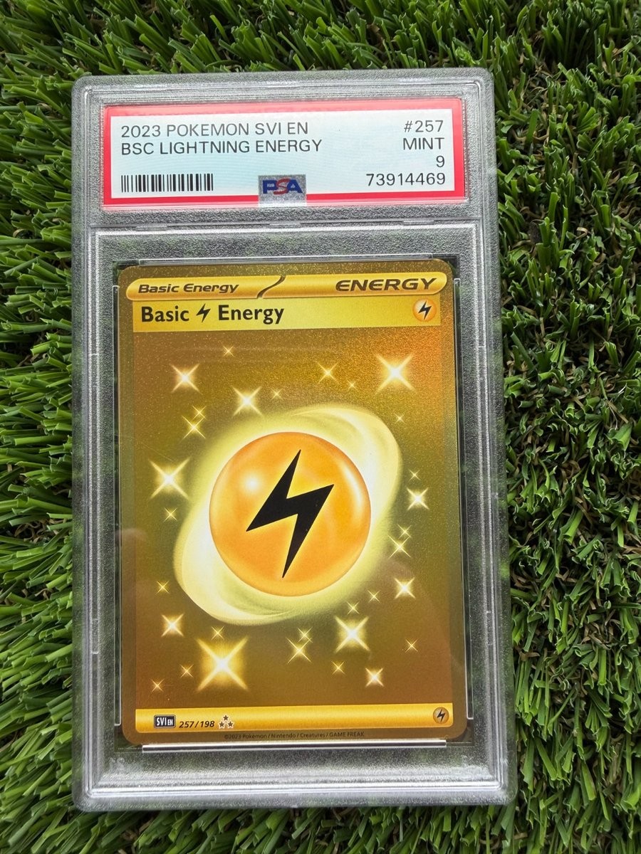 2023 Pokemon Scarlet & Violet Lightning Energy #257/198 SIR PSA 9
