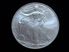 2008 $1 American Eagle 1 oz Fine Silver Brilliant Uncirculated Coin #1 NICE!
