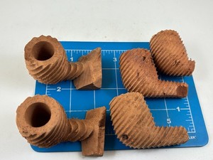 Judd's Lot of 5 Vintage Aged Italian Briar Twisted Stummels