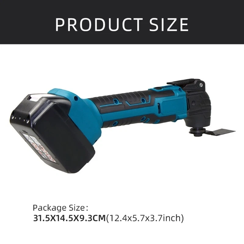 Cordless Oscillating Multi Tool 8500-24000 RPM for Wood Cutting & DIY Projects