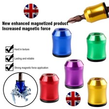 3-in-1 Magnetic Screwdriver Bit Holder Aluminum Universal Hex Screw Magnet Ring