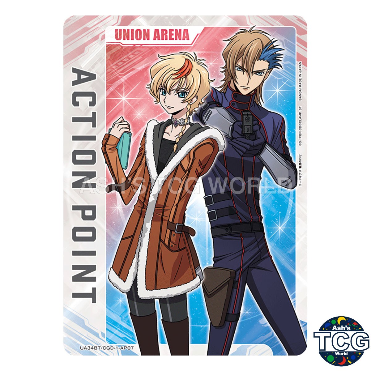 Action Point UA34BT_CGD-1-AP07 Code Geass: Rozé Roze & Ash Union Arena JPN