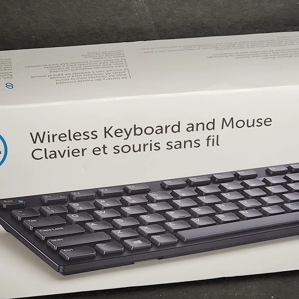 NIB New Dell KM636 Wireless Keyboard and Mouse Combo Model KM636-BK-US - Image 3 of 4