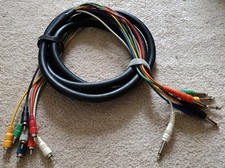 10 ft 8-Channel Snake TS-M 1/4 In To RCA-M Color