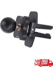 Car Air Vent Mount Holder 17mm Ball GPS Phone Base Silicone Clip Adjustable