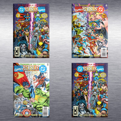 Marvel Versus DC - Comic Cover High Quality Magnet / Set