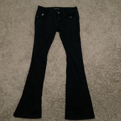 Vintage Rocawear Roc A Wear Women s Black Flare Jeans Size 9