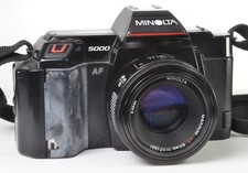 Minolta Maxxum 5000 AF 35mm SLR Camera w/ 50mm f/1.7 Lens VERY GOOD CONDITION 