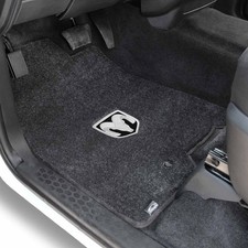 2010-2011 Dodge Ram 2500 3500 Truck Dark Slate Ultimat Floor Mats W Horns Logo 2010-2011 Dodge Ram 2500 3500 Truck Dark Slate Ultimat Floor Mats W Horns Logo
