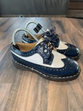Vintage Doc Marten 3989 Wingtip Brogues - UK 5/Men s 6/Women s 7 Navy White