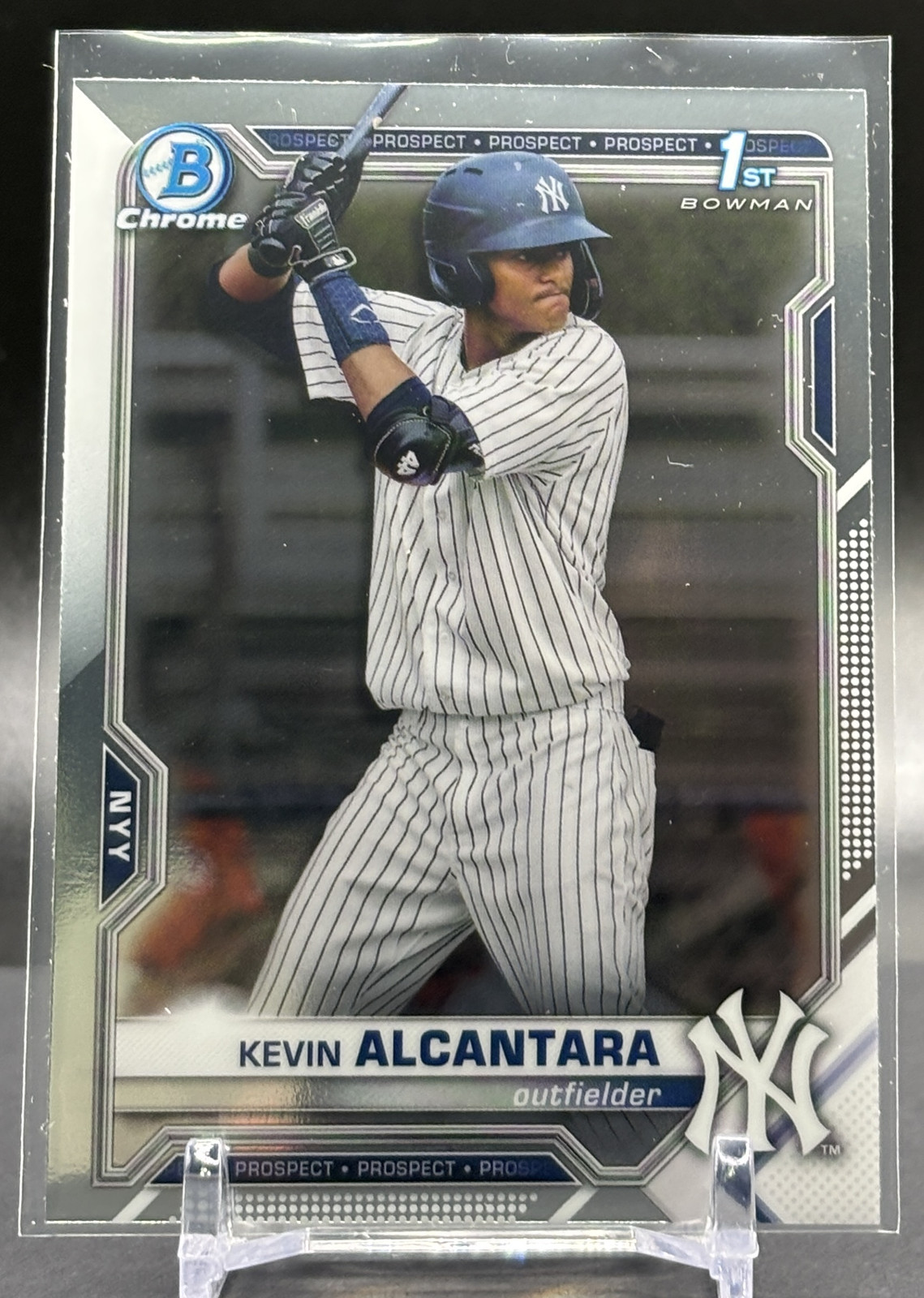 2021 Bowman Chrome #BCP-97 Kevin Alcantara New York Yankees Chrome 1st Bowman