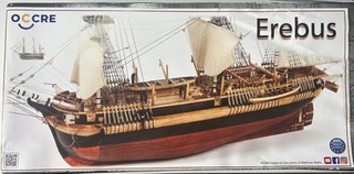 Kit de envío modelo de madera OcCre HMS Erebus 1:75 (12009) Caja abierta pero sin construir