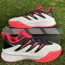 Adidas Dame Certified 3 Low Basketball Shoe Grey Black Red Size 9 JI1540 NEW