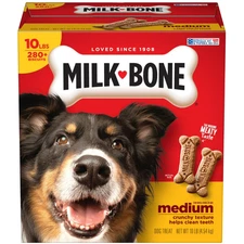 Milk-Bone Original Dog Biscuits, Medium Crunchy Dog Treats, 10 lbs