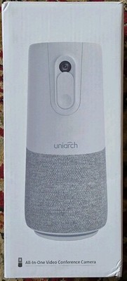 Uniarch Conference Webcam, Noise Canceling, 1080p Wide-Angle Video NIB