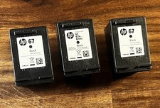Genuine Authentic HP 67 XL Black Ink Cartridge - EMPTY - For Refill Purpose