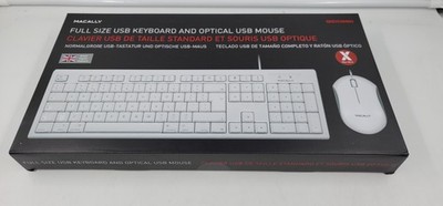 Macally Normalgroße USB-Tastaur und Optische USB-Maus Weiss (Englisch)_0.5_6