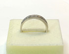 925 Sterling DS CZ Anniversary Ring Sz 7.75 — photo 4