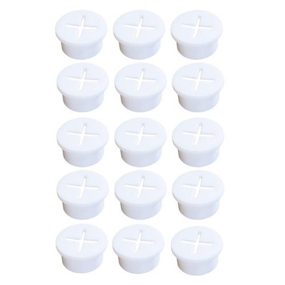  15 Pcs Kabeltülle Gummi Kabeldurchführungsabdeckung Schreibtischtülle
