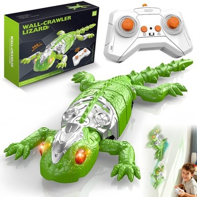 Crawler-Gecko-Spielzeug, wiederaufladbar, 360°-Drehung,lustiger Wand-Crawler-Gec