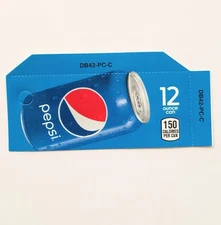 Dixie Narco & Vendo Vending Machine Drink Label Pepsi 12 Ounce Can