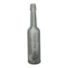 Antique 6.5" Solon Palmer's Florida Water New York Embossed Glass Bottle